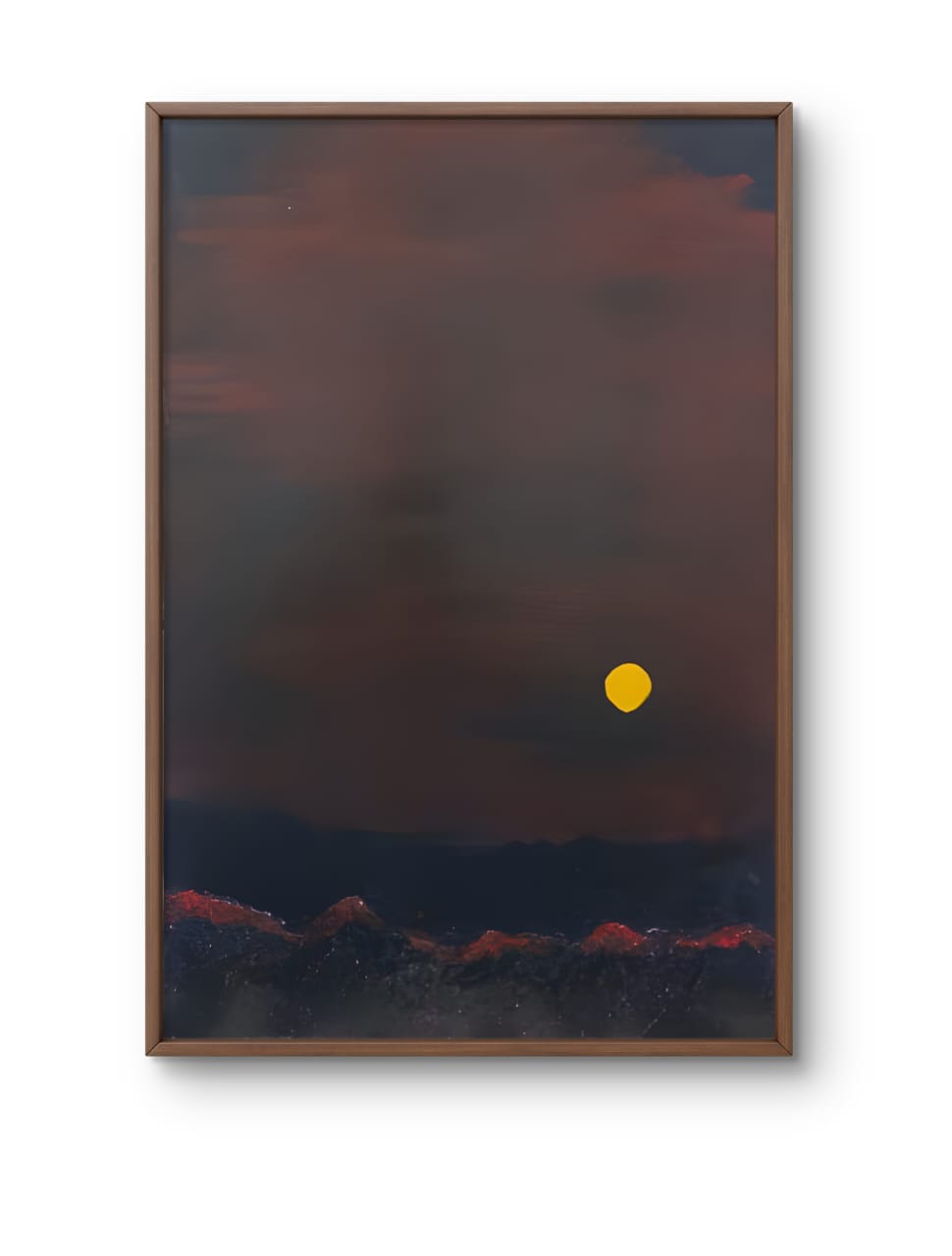 Mountain Glow: Sunset Serenade