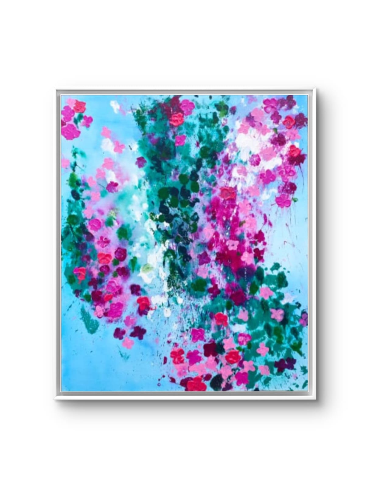 Garden Whispers: Pink & Green Delight