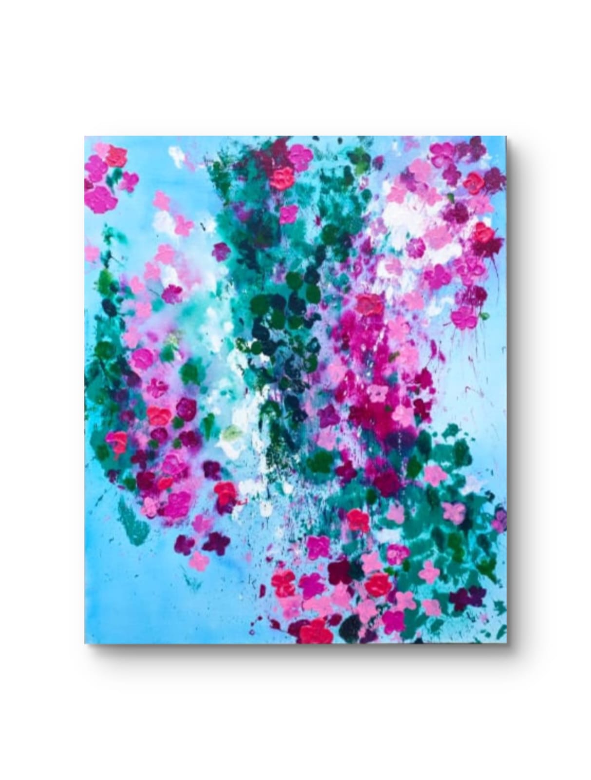 Garden Whispers: Pink & Green Delight