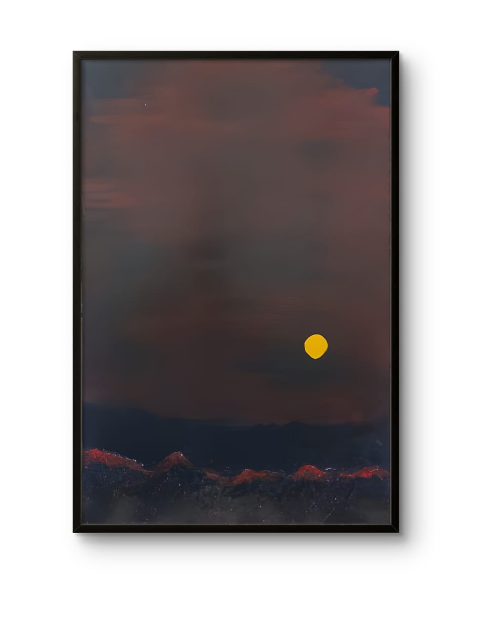 Mountain Glow: Sunset Serenade