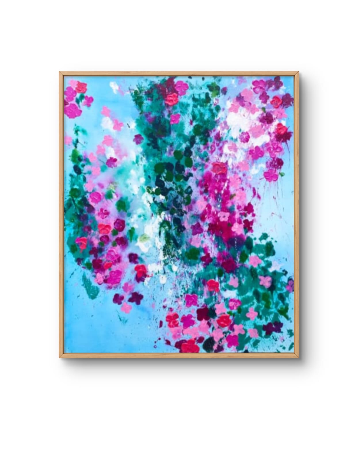 Garden Whispers: Pink & Green Delight