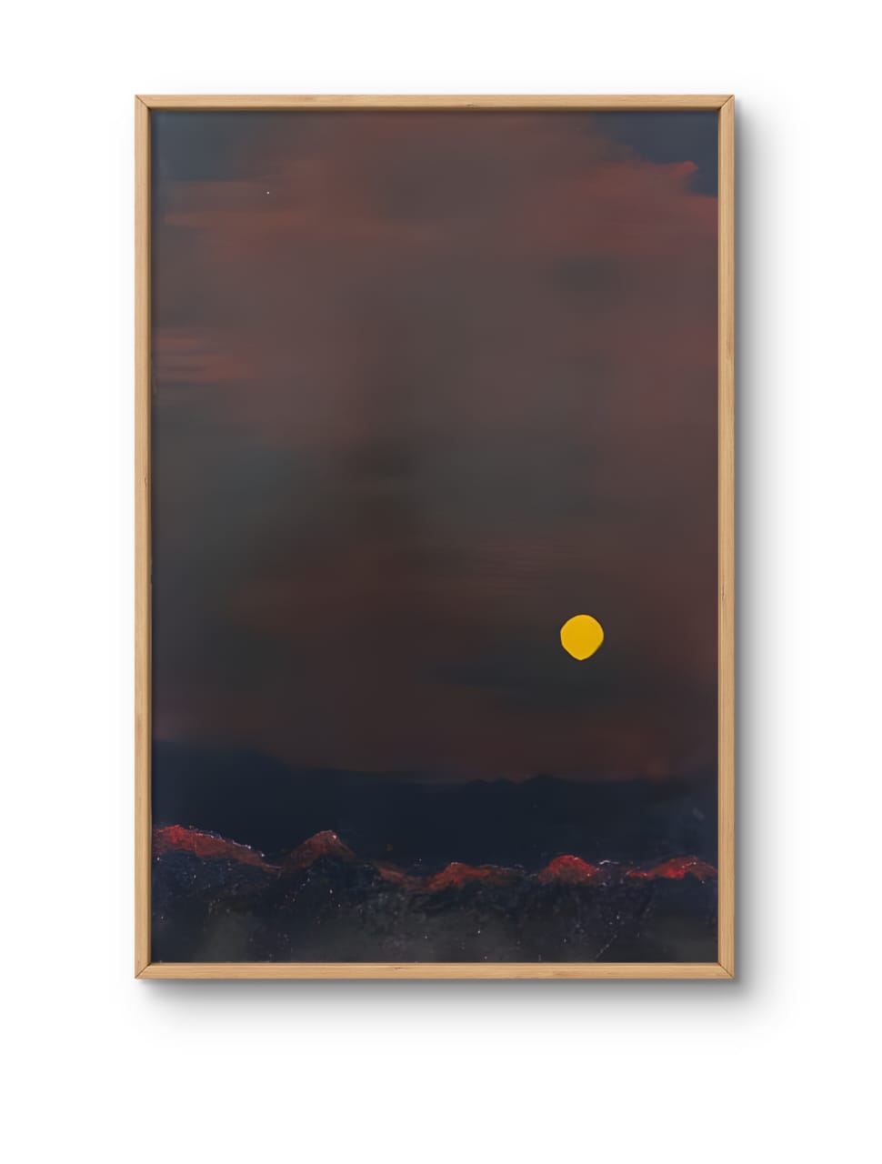 Mountain Glow: Sunset Serenade