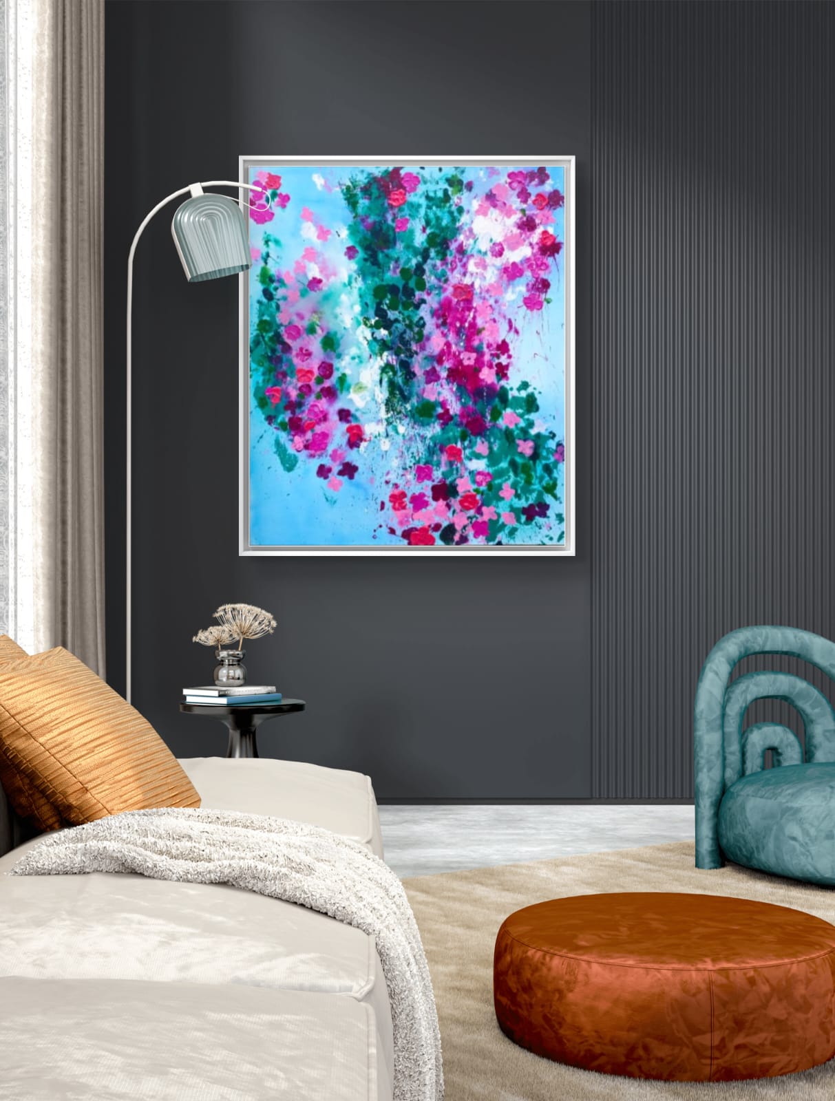 Garden Whispers: Pink & Green Delight