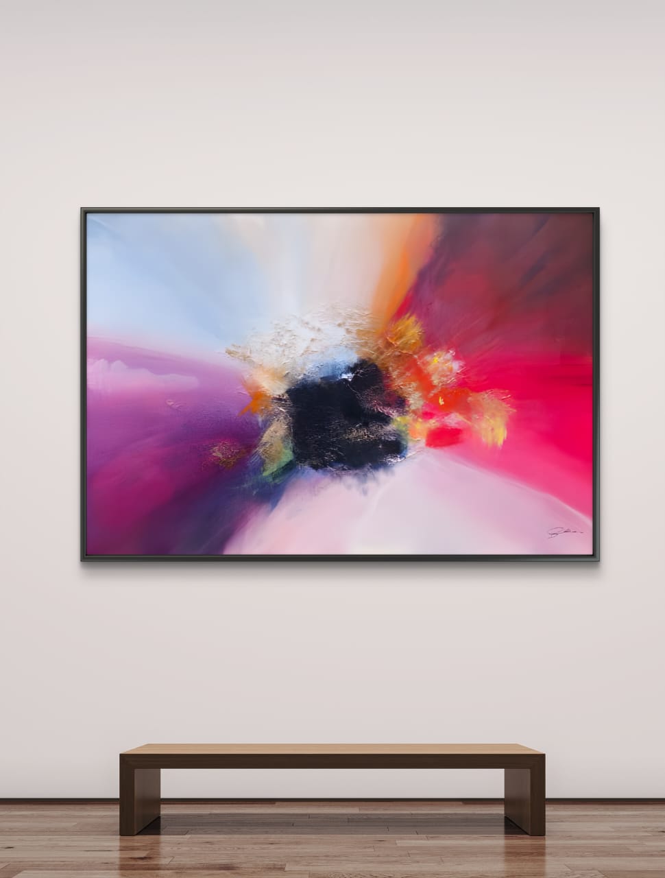 Horizontal Art 7 - Abstract Painting - Calligraphy Art painting