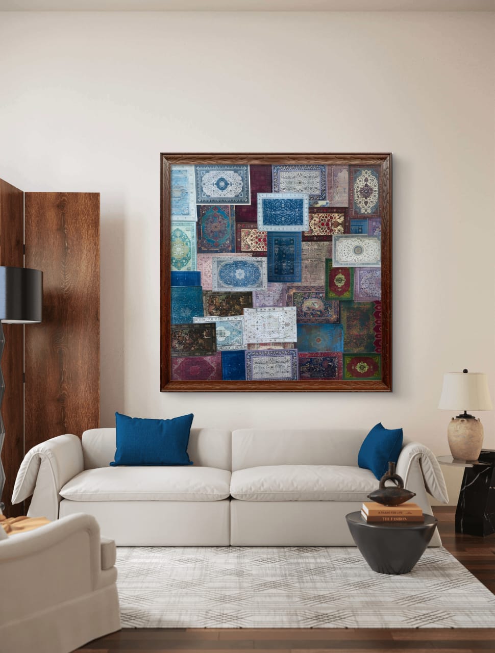 Square Art 8 - Abstract Painting - Calligraphy Art painting