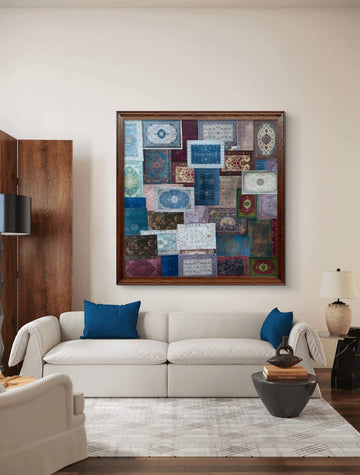 Square Art 8 - Abstract Painting - Calligraphy Art painting